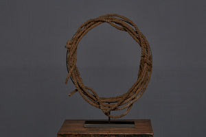Mounted Rattan Lariat from Borneo