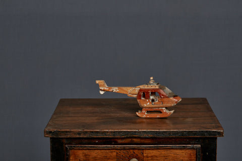 Toy Wooden Helicopter from Java