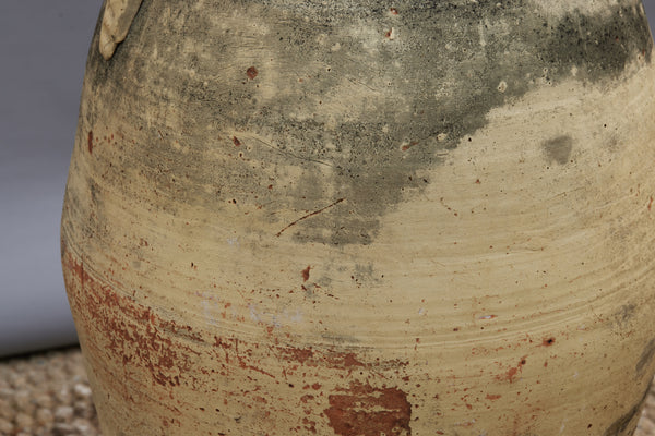 19th Century Tunisian Oil Jar in a Base
