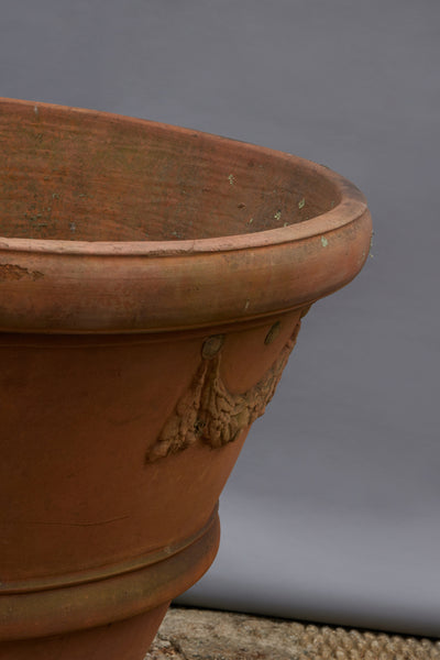 Gigantic Late 19th Century Impruneta Terra Cotta Italian Pots