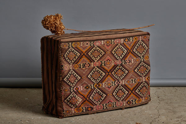 19th Century Kars Cradle Bag used as an Upholstered Bench