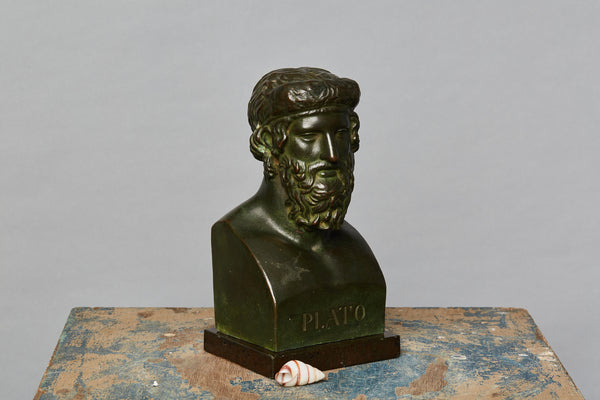 Bronze Bust of Plato