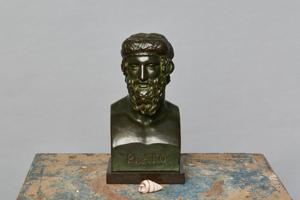 Bronze Bust of Plato