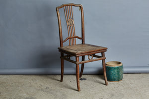 All Teak Ethnic Chinese Side Chair from Jakarta