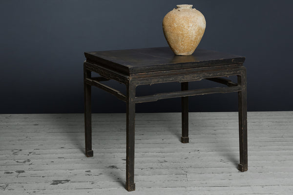 Late 17th Century/Early 18th Century, Black Laquer Ming Square Table