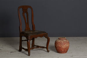 Set of 4 18th Century English Carolinian Walnut Side Chairs