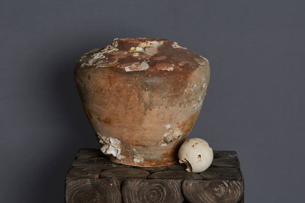 16th Century Chinese Shipwreck Jar with some Shell Encrustation