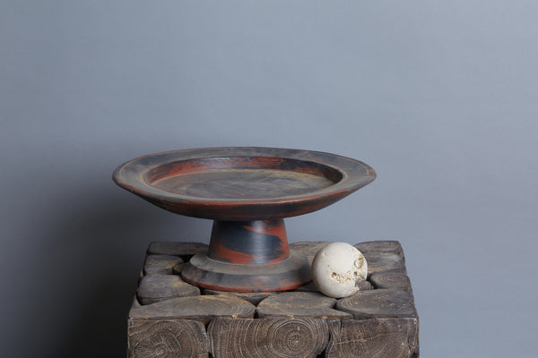 Red Lacquer Offering Tray from Sumatra