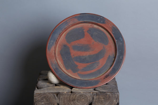 Red Lacquer Offering Tray from Sumatra