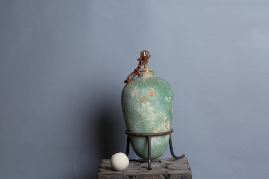 16th Century Italian Wine Jug as a Lamp