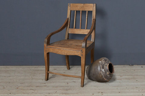19th Century Teak Dutch Colonial Arm Chair