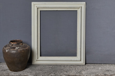 19th Century White Painted French Frame