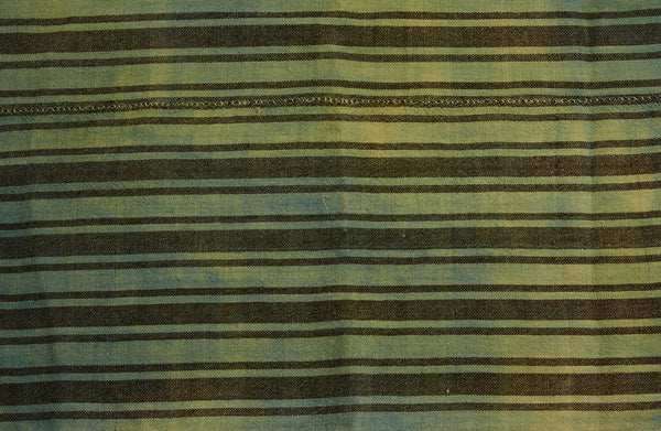 Indigo Stripe Anatolian Rug with Backing .......... (5' 6'' x 11' 3'')