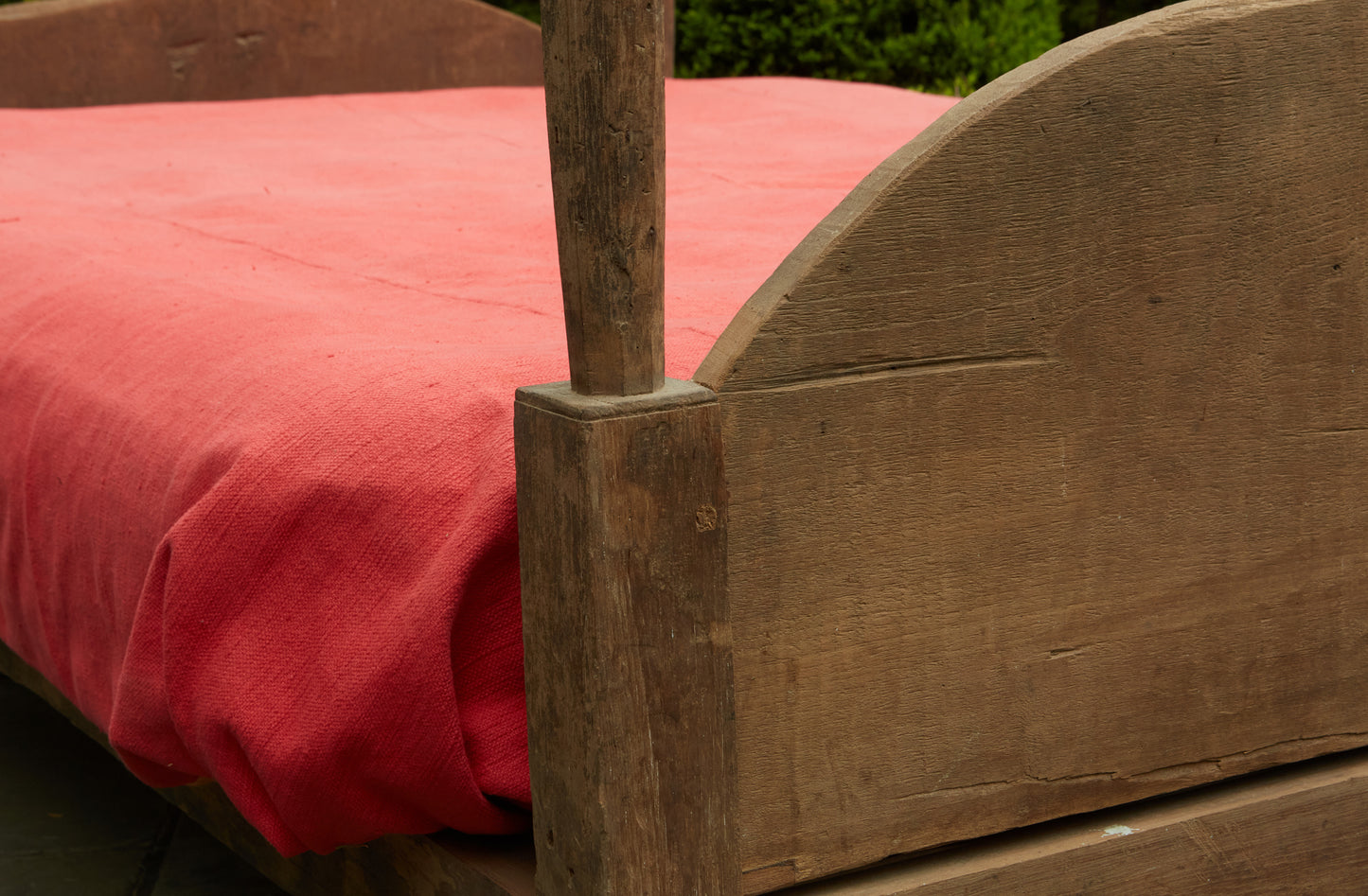 Early Teak Dutch Colonial Full Sized Canopy Bed