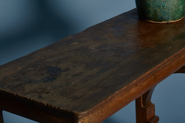 Dutch Colonial Empire Console Table with Lion Pawed Feet