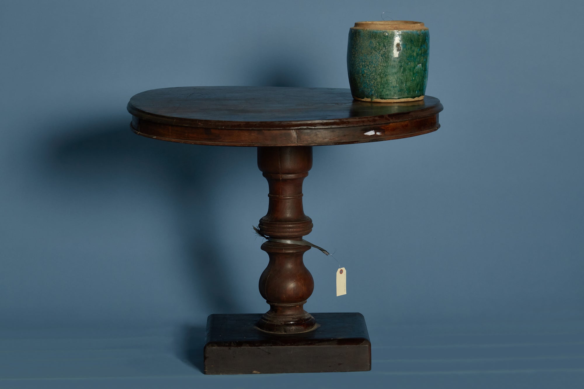 Solid Dutch Colonial Round Tavern Table