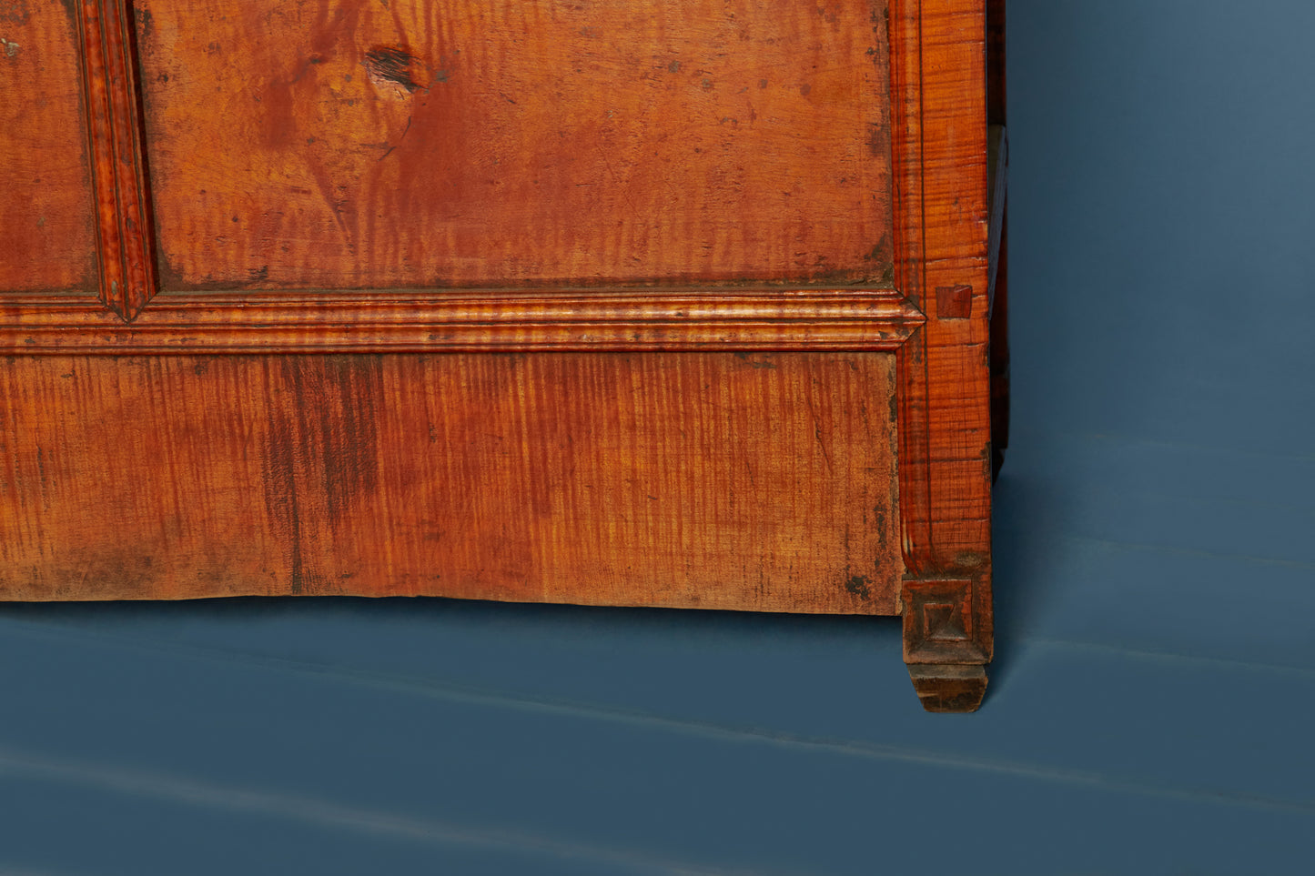 18th Century Tibetan Scholars Table in Tigered Wood