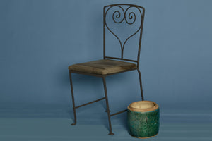 French Wrought Iron Garden Side Chair