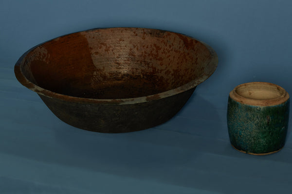 19th Century Hammered Copper Brazier for Making Batiks from Batavia