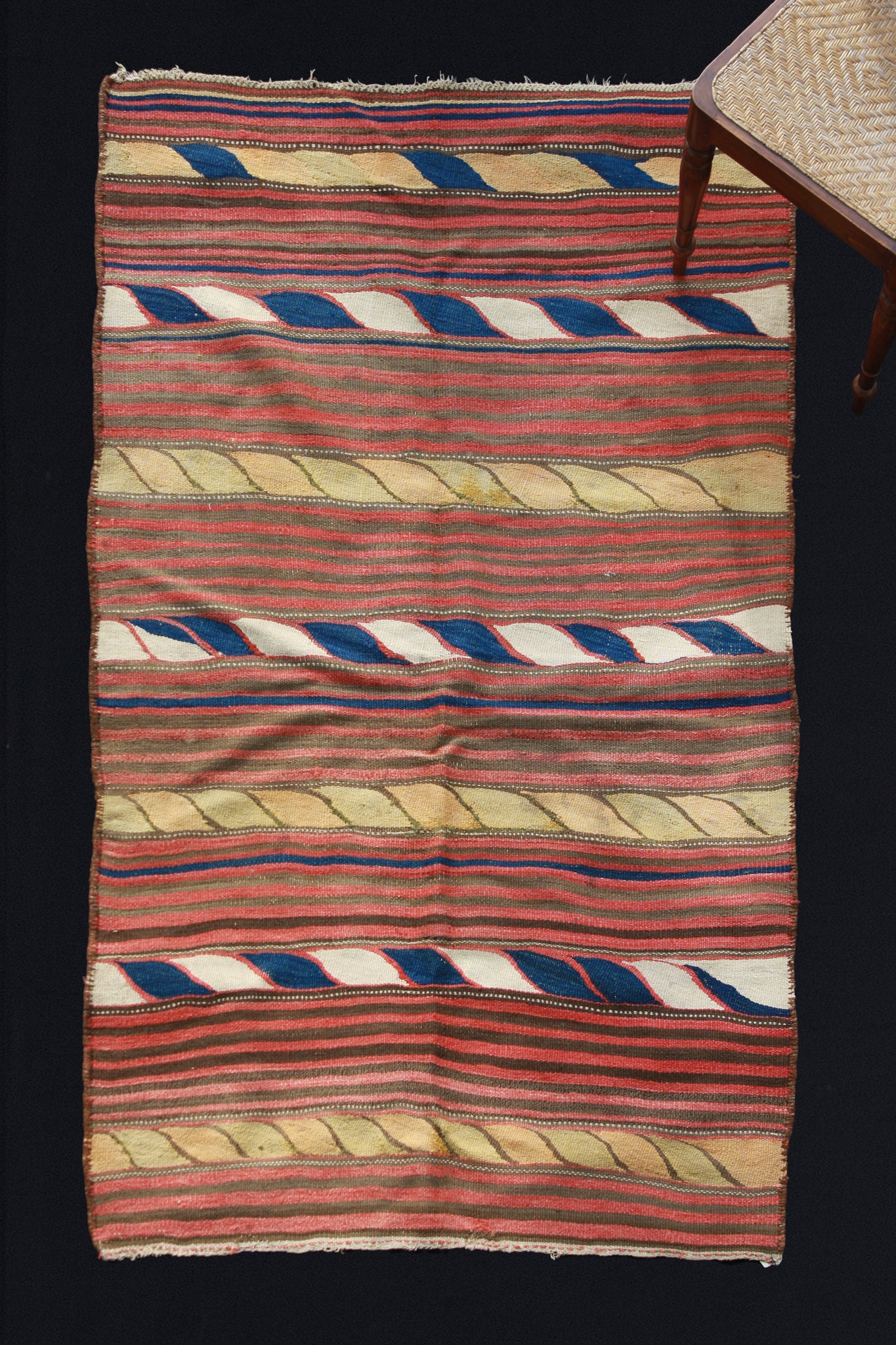 Striped Kilim Carpet (4' x 7')