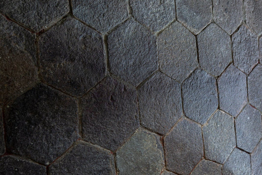 Hex Granite Chinese Tile 17th Century