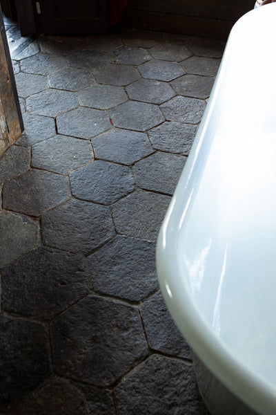 17th Century Chinese Hexagonal Shaped Granite Courtyard Flooring