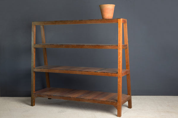 Balinese Teak Store Display Shelf