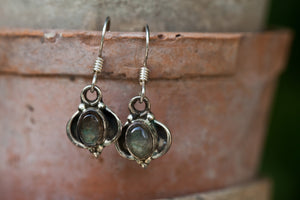 Pair of Mini Gemstone Earrings