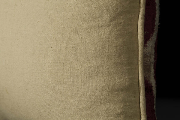 Uzbec Silk Velvet Ikat Pillow