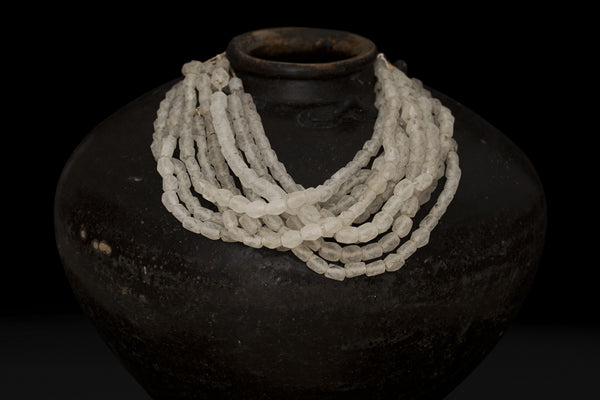 White Glass Borneo Trade Beads