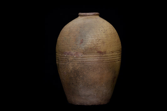 19th Century Large Yellow Thai Jar