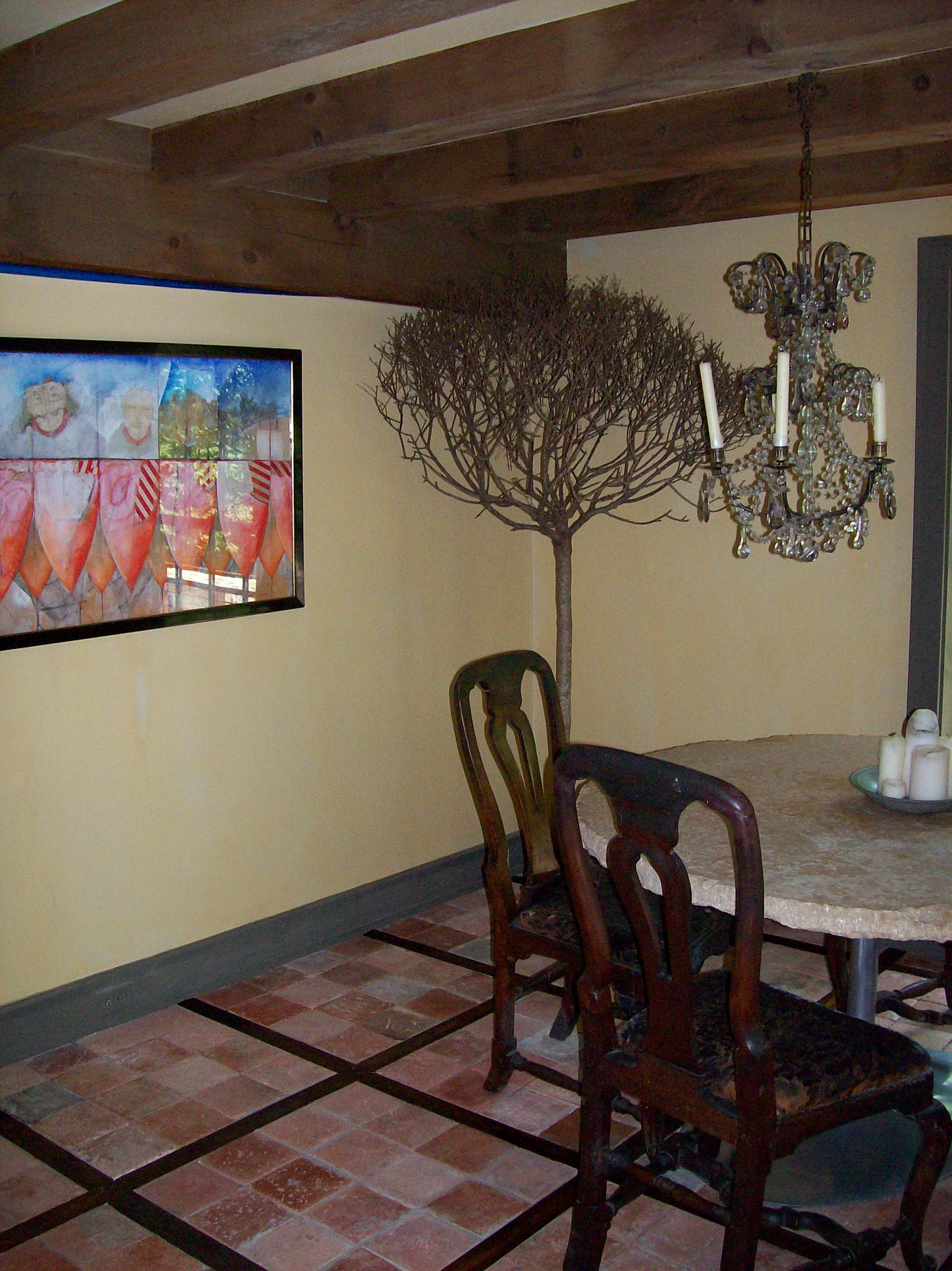 18th & 19th Century Burgundy Terracotta Tiles