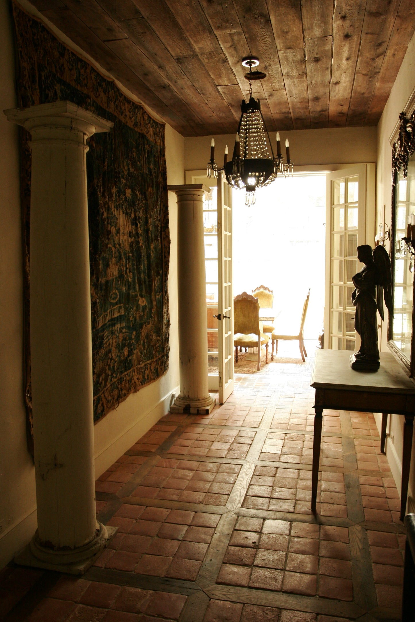 18th & 19th Century Burgundy Terracotta Tiles