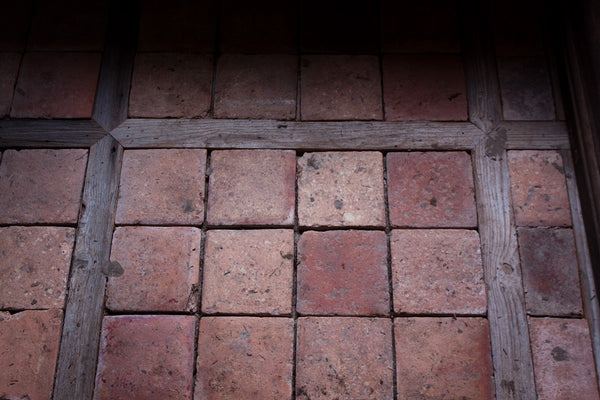18th & 19th Century Burgundy Terracotta Tiles