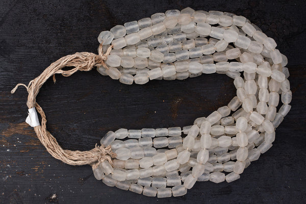 White Glass Borneo Trade Beads