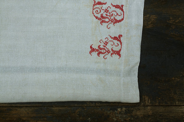 Large Handwoven French Linen Sheets ..............74" X 110"